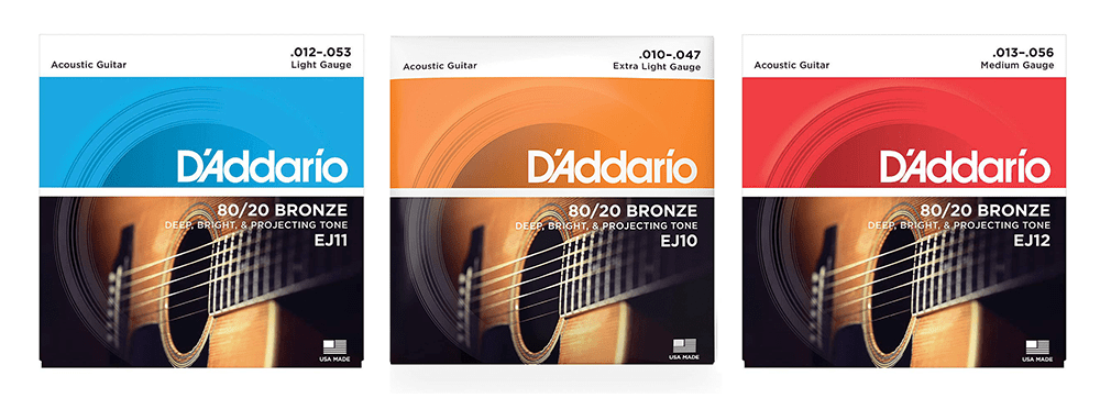 D Addario Guitar Strings Measurements