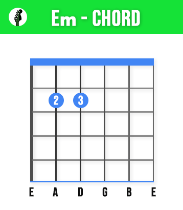 Em Guitar Chord - Learn These 11 Basic Guitar Chords To Play Any Song - Beginners Guide